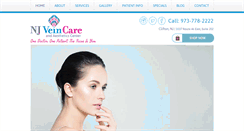 Desktop Screenshot of njveincare.com